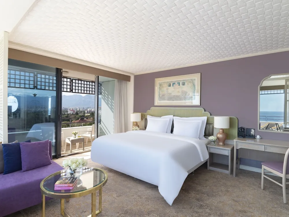 Deluxe Terrace Suite, Sea View, King Bed, Two Sofas