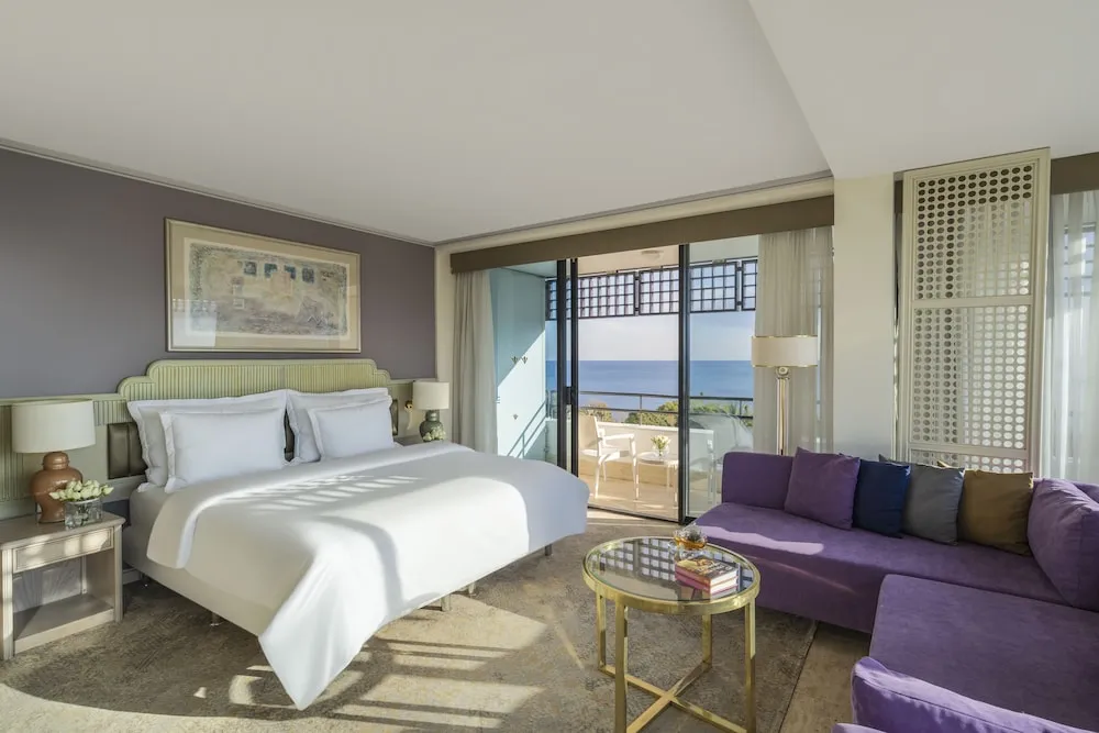 Deluxe Terrace Suite, Sea View, King Bed, Two Sofas