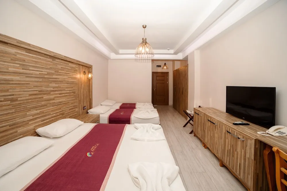 Deluxe Dört Kişilik Oda, Balkon, Bahçe Manzaralı