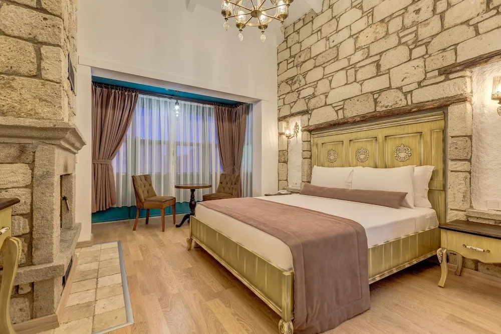 Deluxe Oda, Birden Çok Yatak, Şömine, Şehir Manzaralı