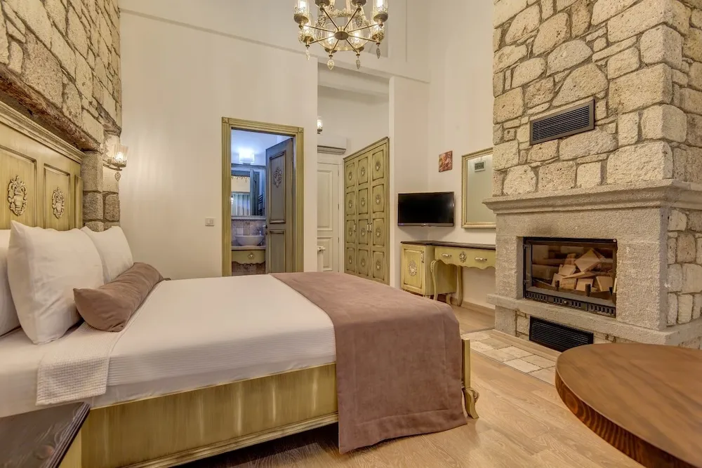 Deluxe Oda, Birden Çok Yatak, Şömine, Şehir Manzaralı