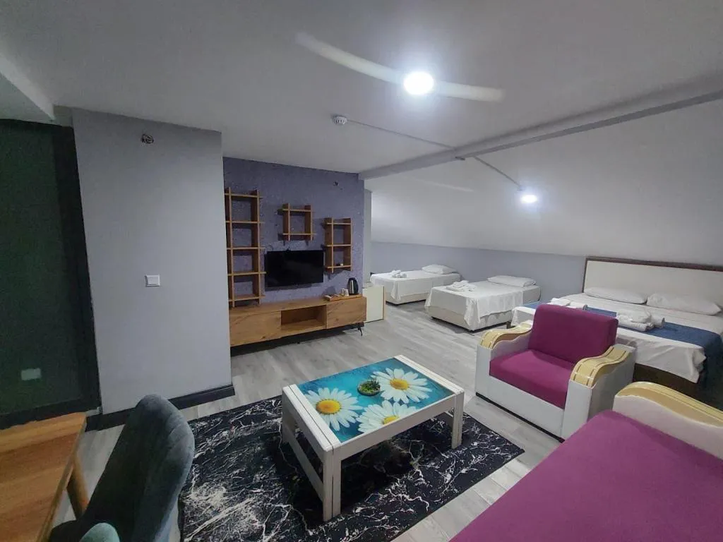 Çatı Katı Geniş Aile Odası,Havuz Manzaralı,Balkonlu
