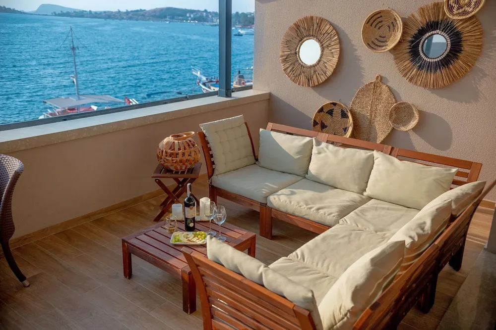 Luxury Oda, 1 En Büyük (King) Boy Yatak, Deniz Manzaralı