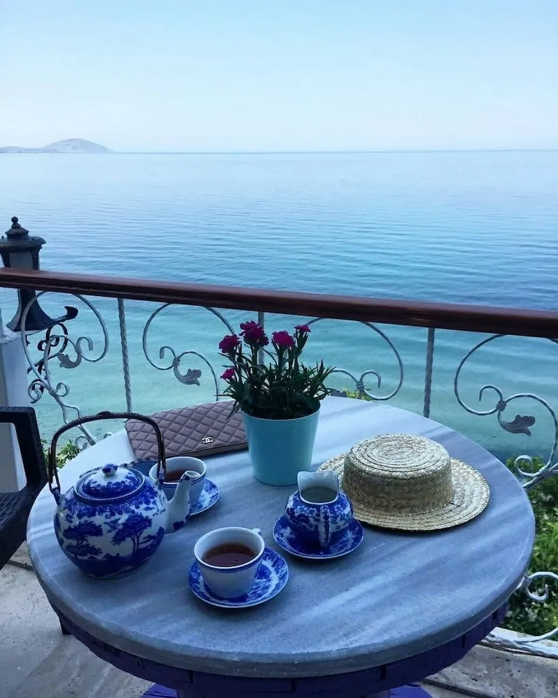 Deluxe Tek Büyük Yataklı Oda, Sıcak Su Küveti, Deniz Manzaralı