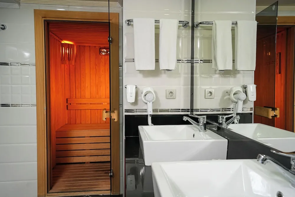Deluxe Süit, 1 Yatak Odası, Sauna