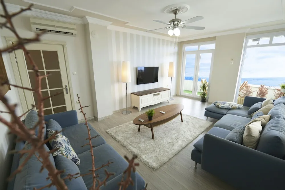 Comfort Çatı Katı Süiti (Penthouse), 3 Yatak Odası, Balkon, Denize Bakan