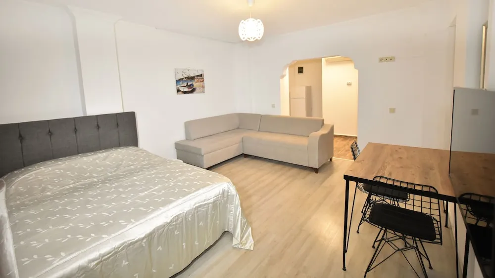 Stüdyo Süit, 1 Büyük (Queen) Boy Yatak ve Çekyat, Mutfak, Şehir Manzaralı