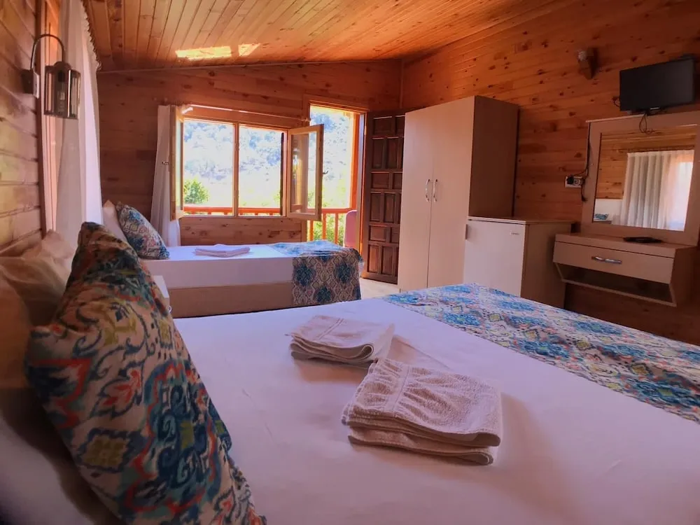 Bungalov, Birden Çok Yatak, Balkon, Dağ Manzaralı