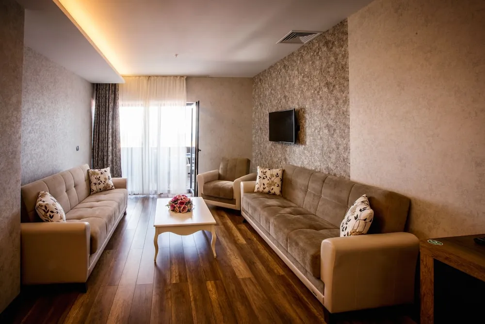 Deluxe Süit, 2 Yatak Odası, Balkon, Deniz Manzaralı