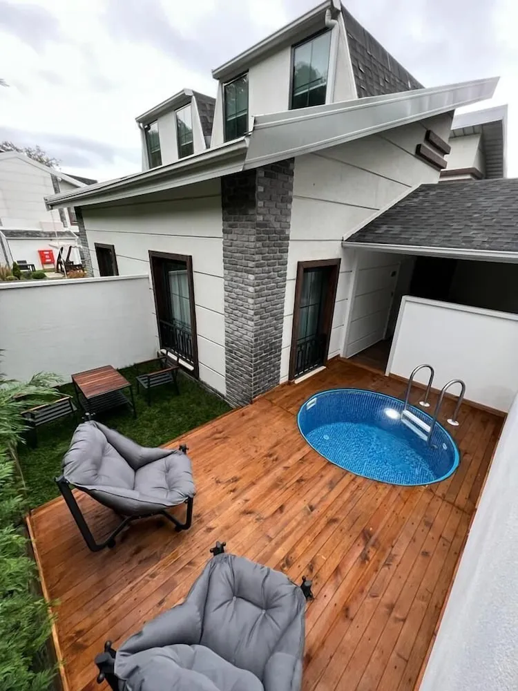 Deluxe Villa, 1 Büyük (Queen) Boy Yatak, Kişiye Özel Havuzlu