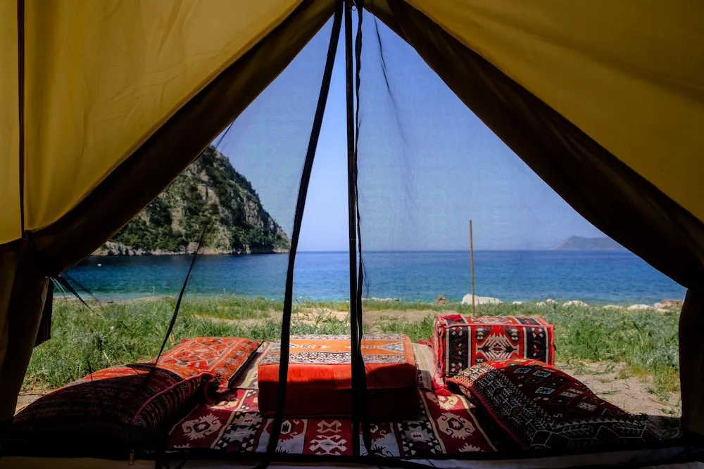 Traditional Çadır, 1 Yatak Odası, Vadi Manzaralı, Dağ Yamacı