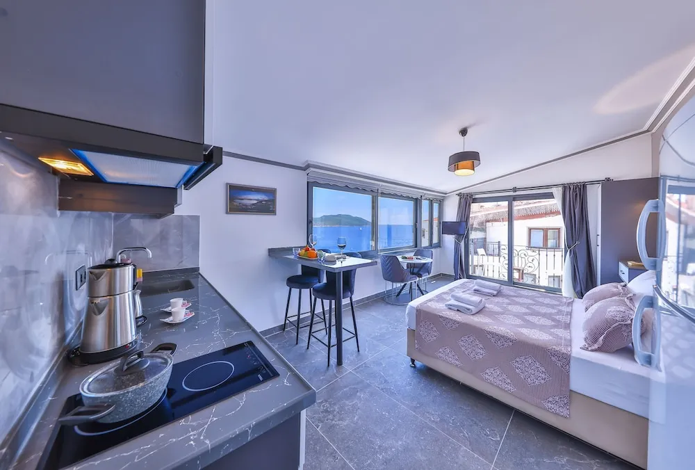 Stüdyo, 1 Çift Kişilik Yatak, Deniz Manzaralı