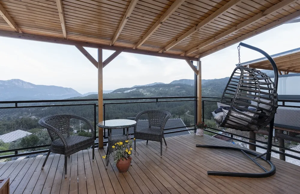 Deluxe Bungalov, 1 En Büyük (King) Boy Yatak, Sıcak Su Küveti, Dağ Manzaralı
