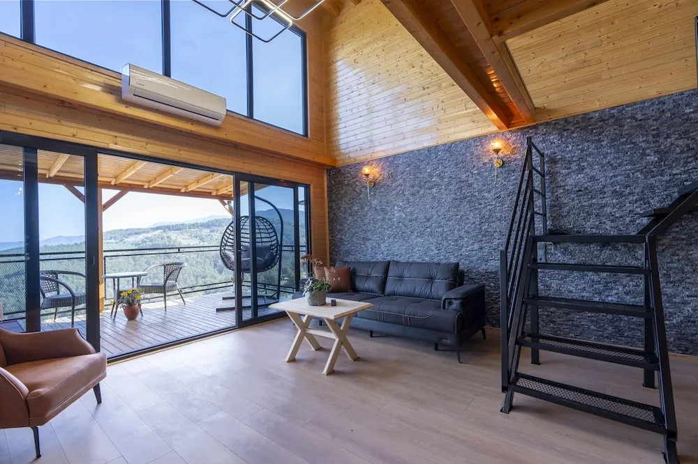 Deluxe Bungalov, 1 En Büyük (King) Boy Yatak, Sıcak Su Küveti, Dağ Manzaralı