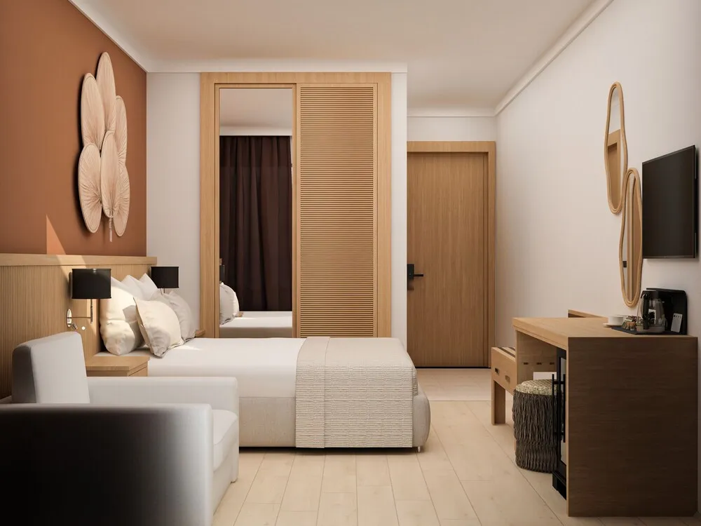 Deluxe Üç Kişilik Oda, Deniz Manzaralı, Plaj Kenarı