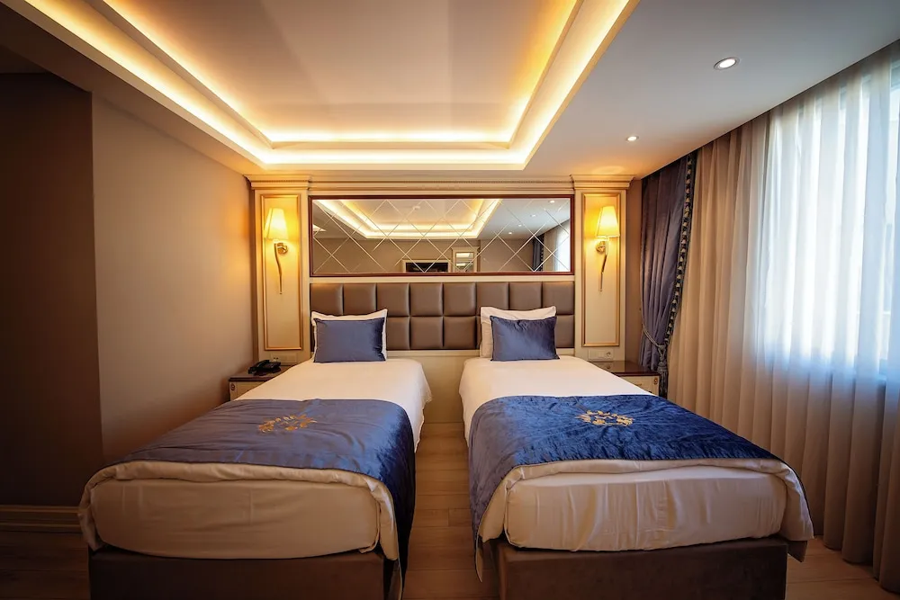 Deluxe Tek Büyük veya İki Ayrı Yataklı Oda, Birden Çok Yatak, Sigara İçilmez