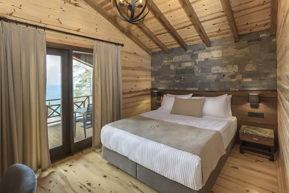 Deluxe Bungalov, 2 Yatak Odası, Deniz Manzaralı