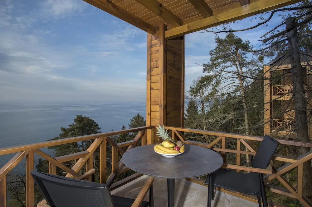 Deluxe Bungalov, 2 Yatak Odası, Deniz Manzaralı