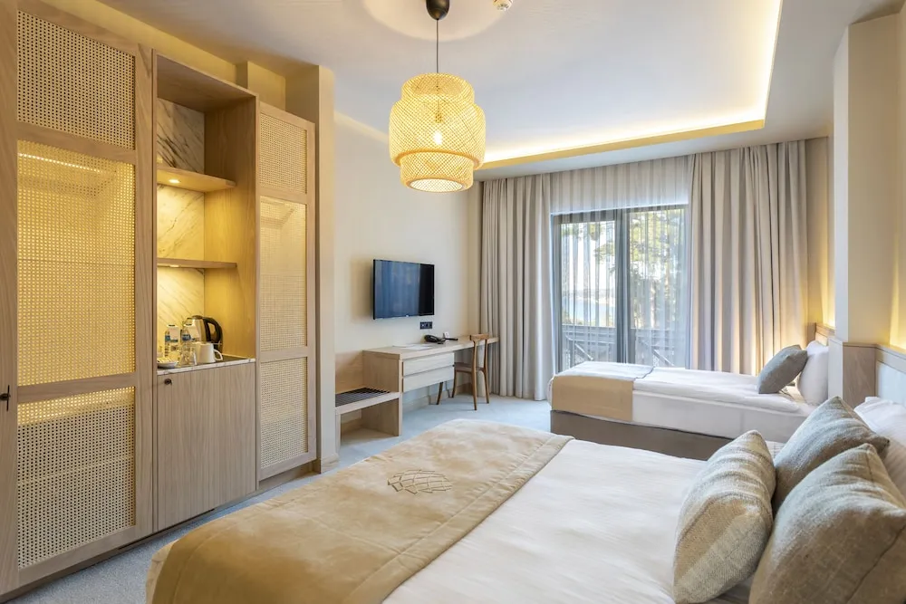 Deluxe Üç Kişilik Oda, Birden Çok Yatak