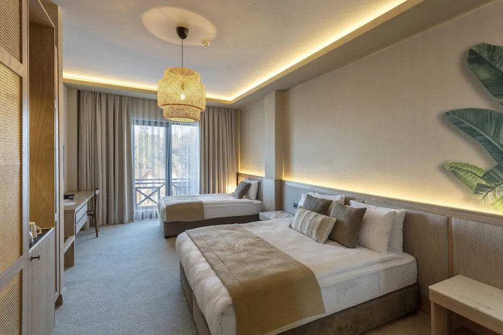 Deluxe Üç Kişilik Oda, Birden Çok Yatak