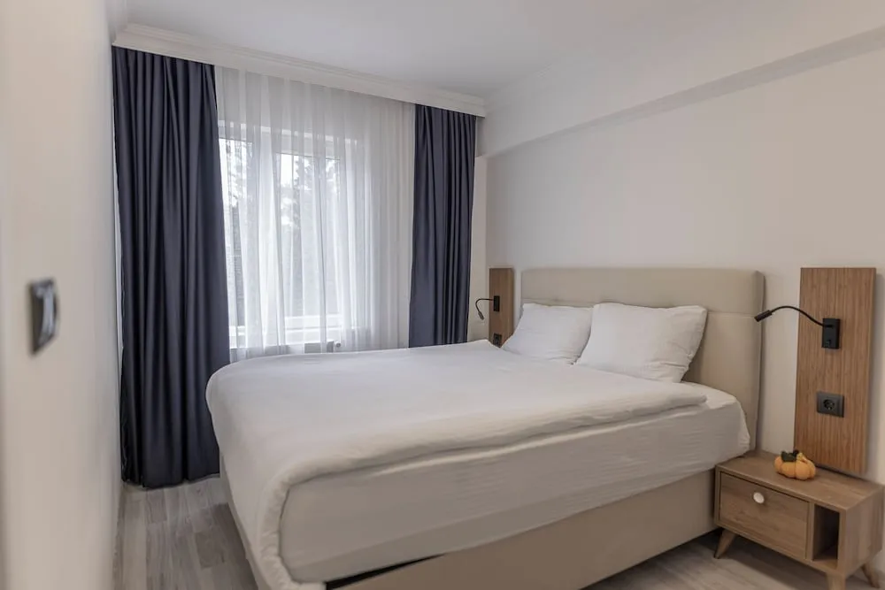 City Daire, 1 Büyük (Queen) Boy Yatak ve Çekyat, Sigara İçilmez, Küçük Mutfak