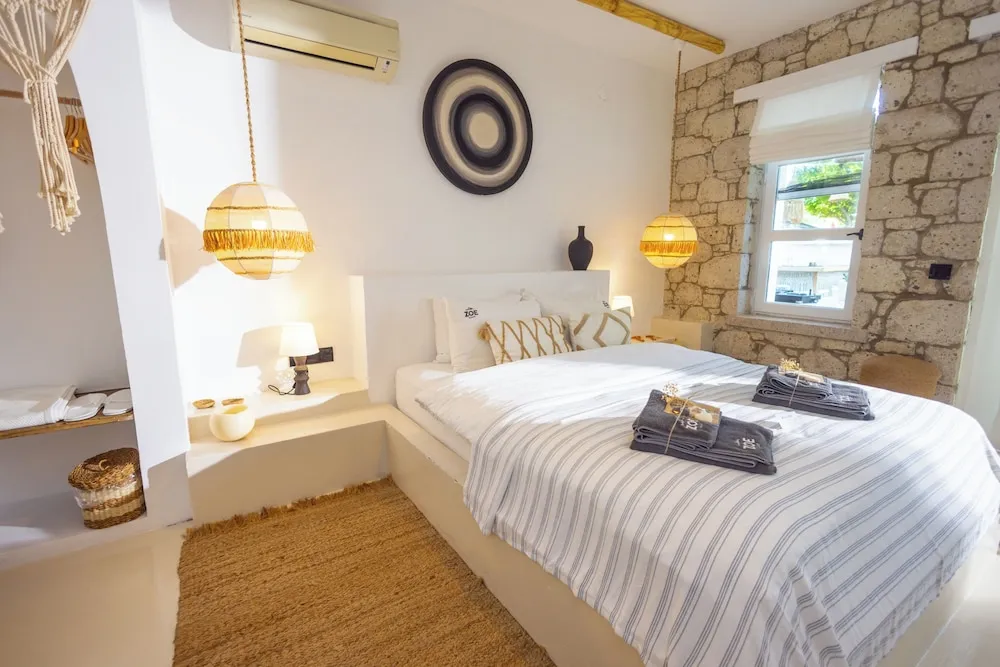 Deluxe Tek Büyük Yataklı Oda, Şömine