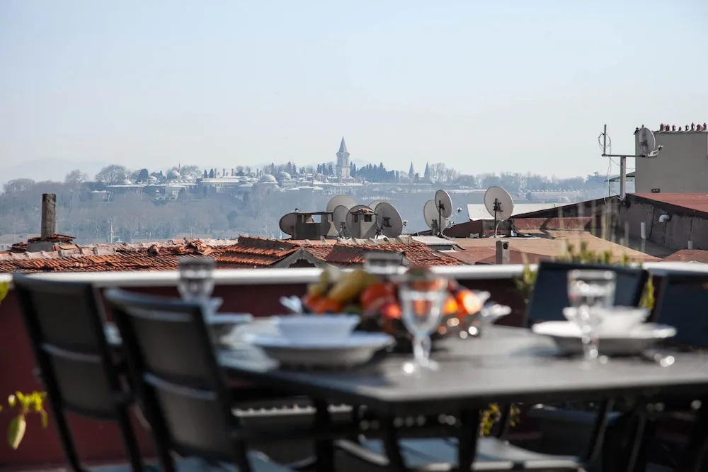 Apart Daire, 3 Yatak Odası, Teras, Deniz Manzaralı (Duplex with Kitchenette)