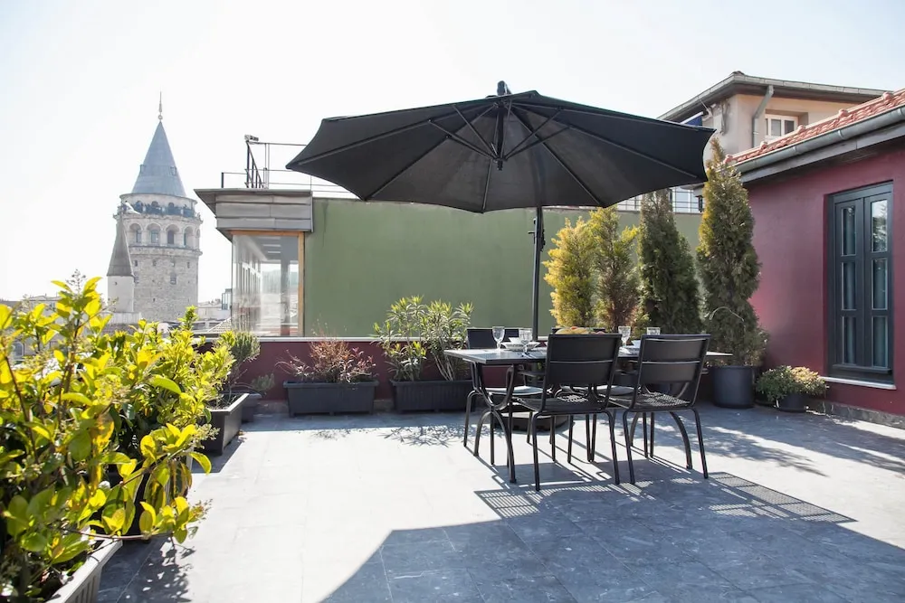Apart Daire, 3 Yatak Odası, Teras, Deniz Manzaralı (Duplex with Kitchenette)