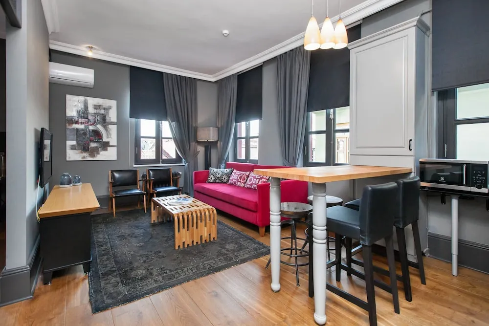 Apart Daire, 3 Yatak Odası, Teras, Deniz Manzaralı (Duplex with Kitchenette)
