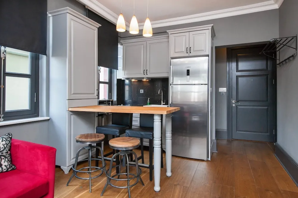 Apart Daire, 3 Yatak Odası, Teras, Deniz Manzaralı (Duplex with Kitchenette)