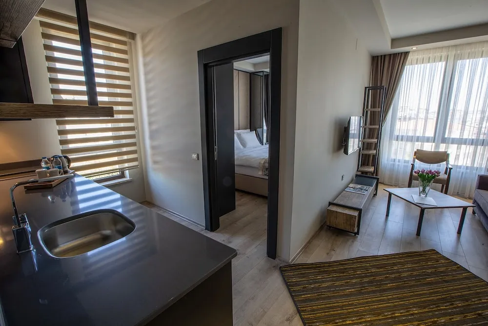Junior Süit, 1 Yatak Odası, Şehir Manzaralı, Köşe