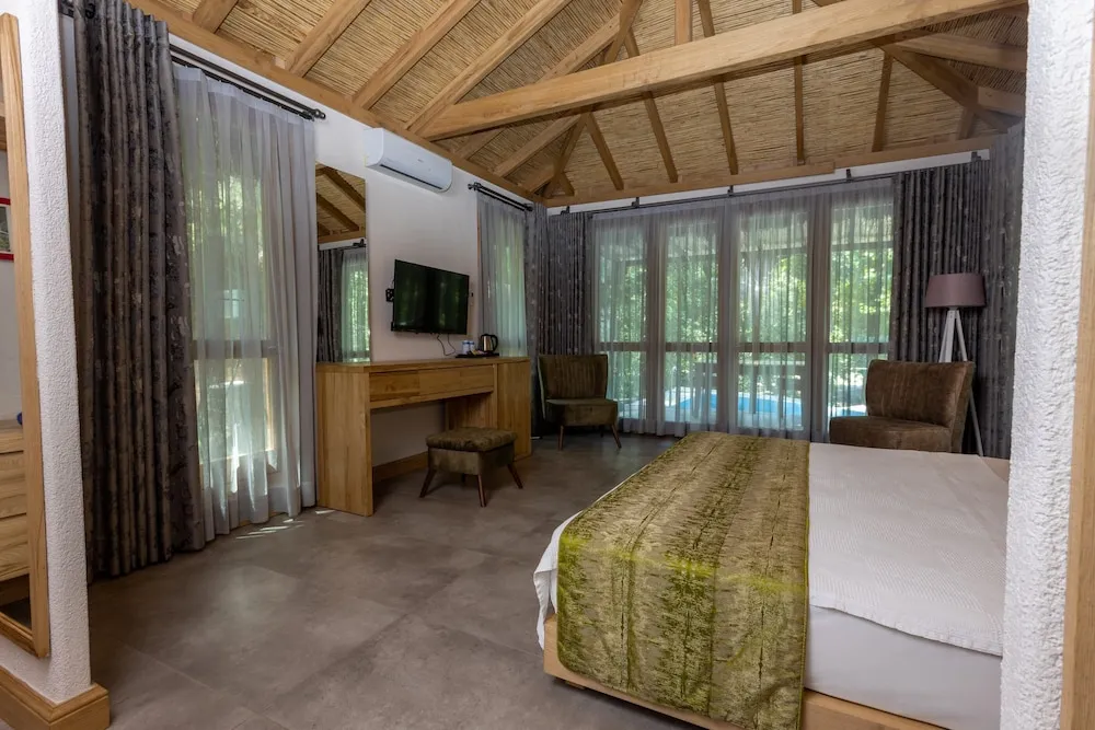 Deluxe Bungalov, Kişiye Özel Havuzlu, Bahçe Manzaralı