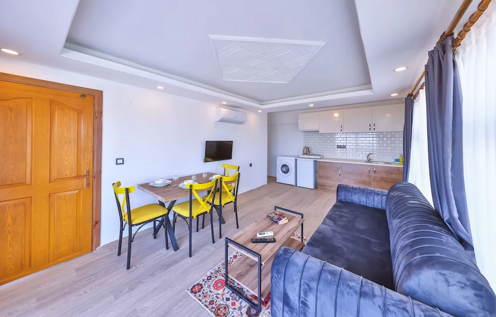 Standard Apart Daire, 1 Yatak Odası, Mutfak, Deniz Manzaralı