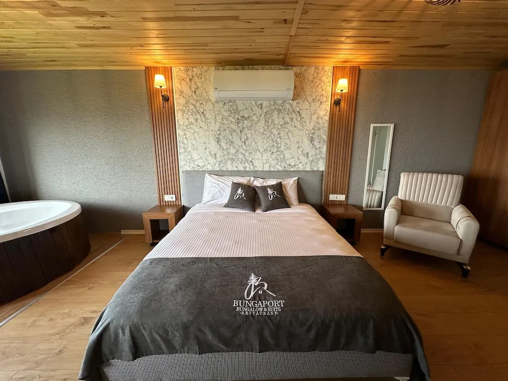 Luxury Bungalov, 3 Yatak Odası, Balkon, Deniz Manzaralı