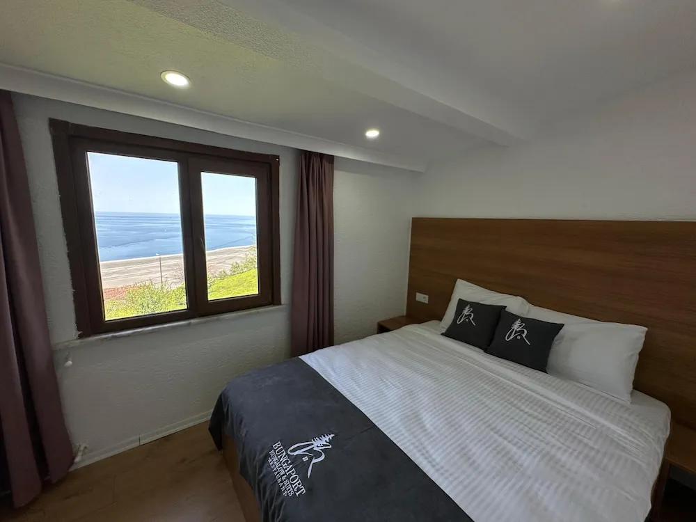 Deluxe Dağ Evi, 2 Yatak Odası, Balkon, Deniz Manzaralı
