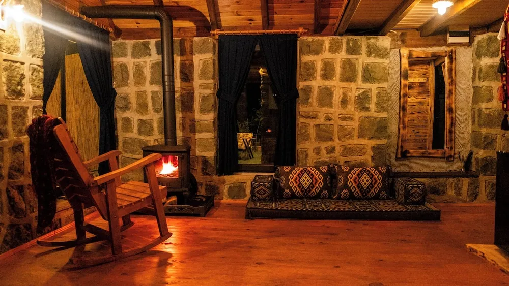 Premium Büyük Yataklı Tek Kişilik Oda, Teras, Dağ Manzaralı