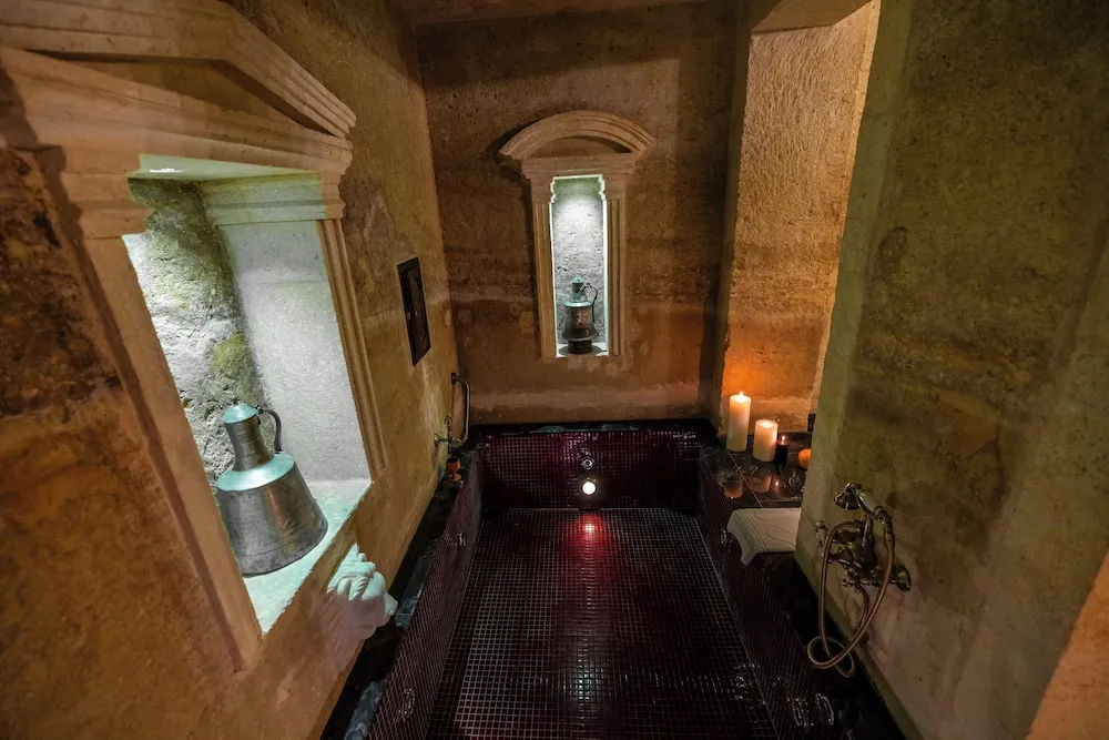 Premium Süit, 1 Çift Kişilik Yatak, Sıcak Su Küveti (Cave)