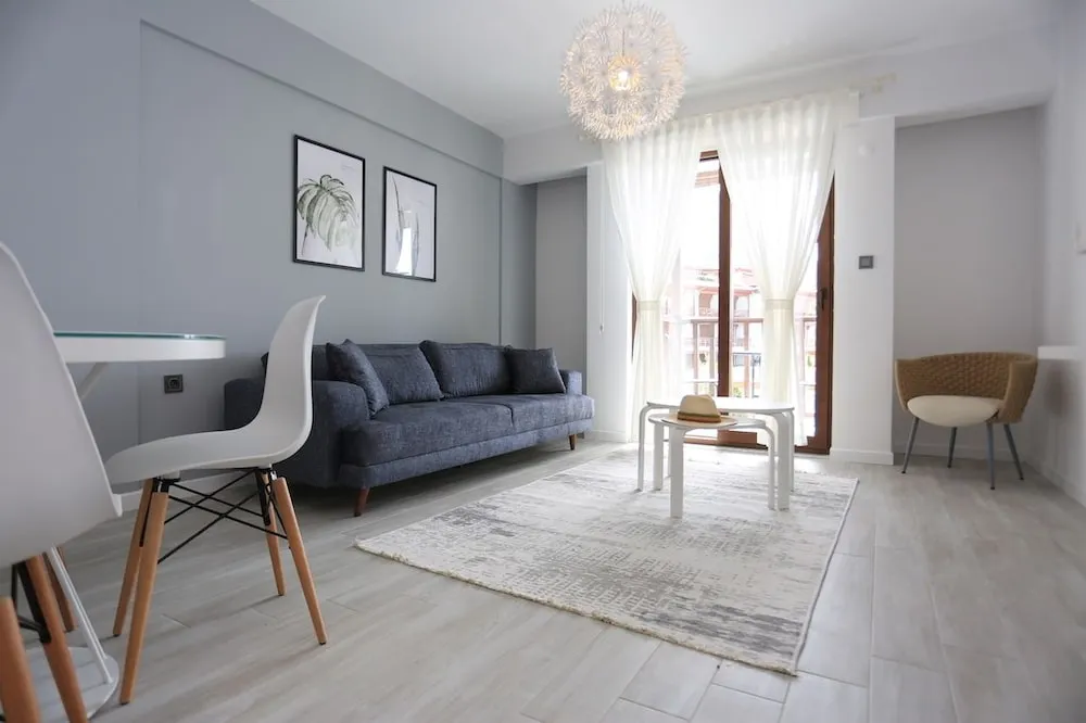 Deluxe Apart Daire, 2 Yatak Odası, Mutfak, Kısmi Deniz Manzaralı