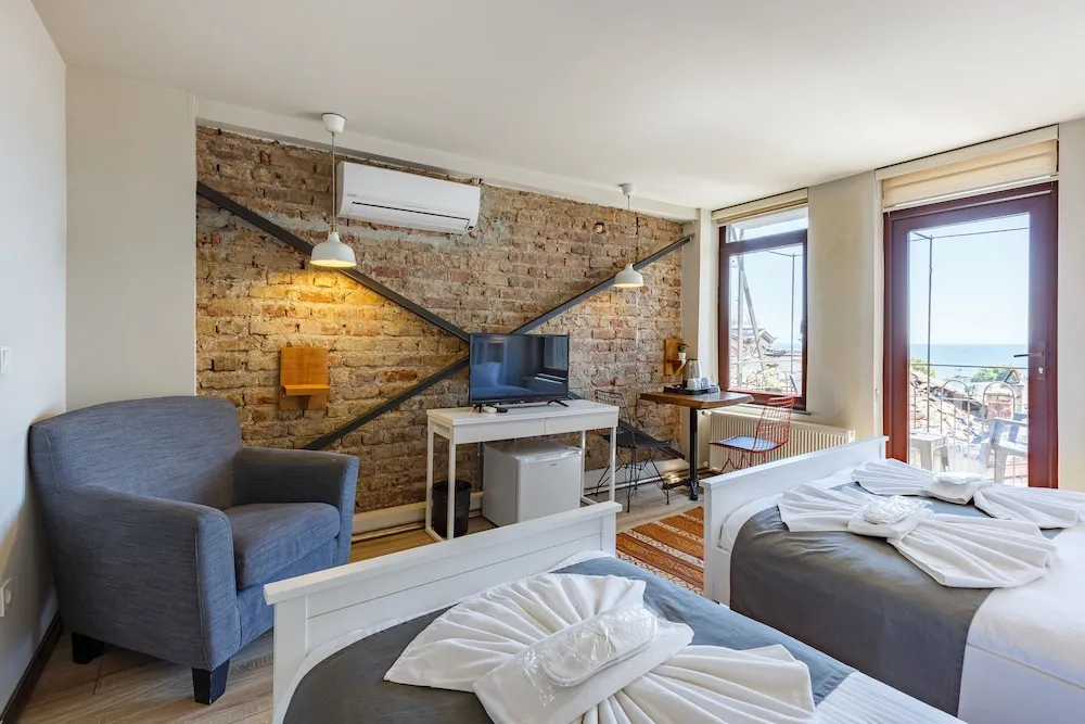 Panoramic Üç Kişilik Oda, Birden Çok Yatak, Deniz Manzaralı, Denize Bakan