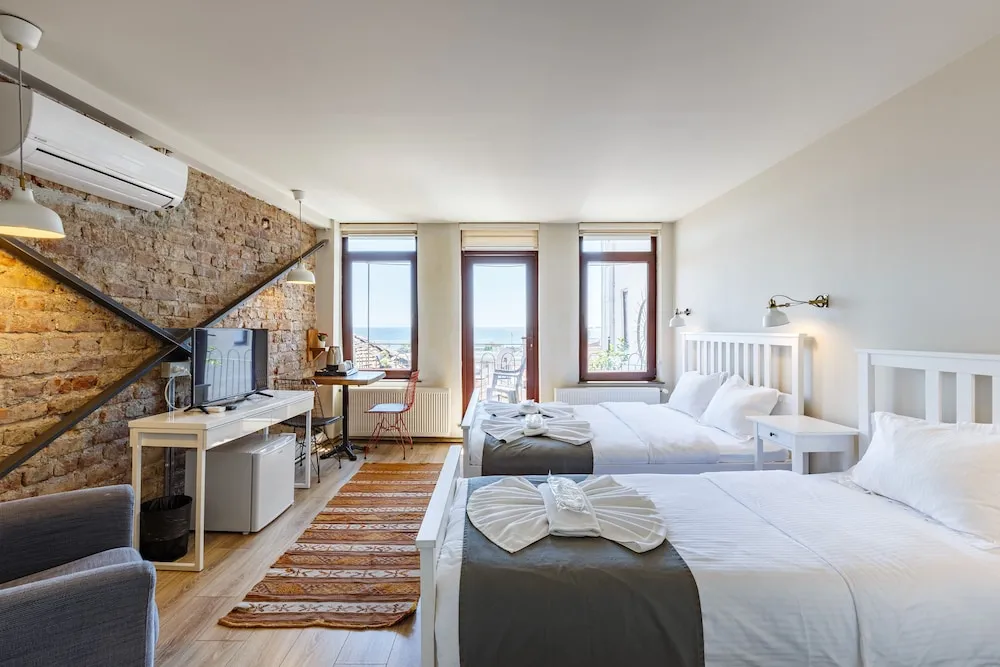 Panoramic Üç Kişilik Oda, Birden Çok Yatak, Deniz Manzaralı, Denize Bakan