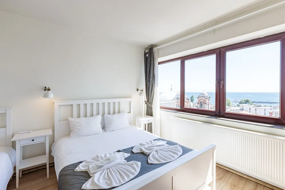 Panoramic Üç Kişilik Oda, Birden Çok Yatak, Deniz Manzaralı, Denize Bakan