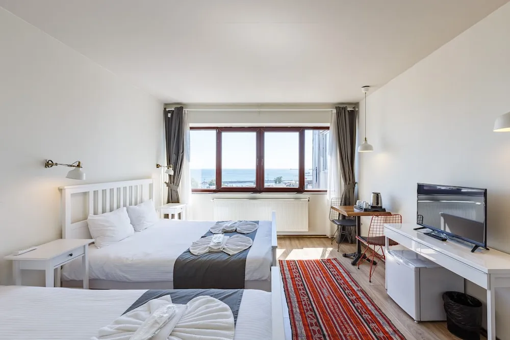 Panoramic Üç Kişilik Oda, Birden Çok Yatak, Deniz Manzaralı, Denize Bakan