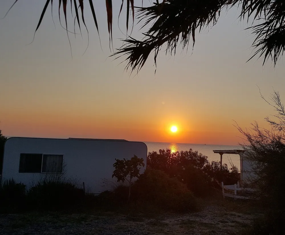 Panoramic Karavan, 1 Yatak Odası, Veranda, Deniz Manzaralı