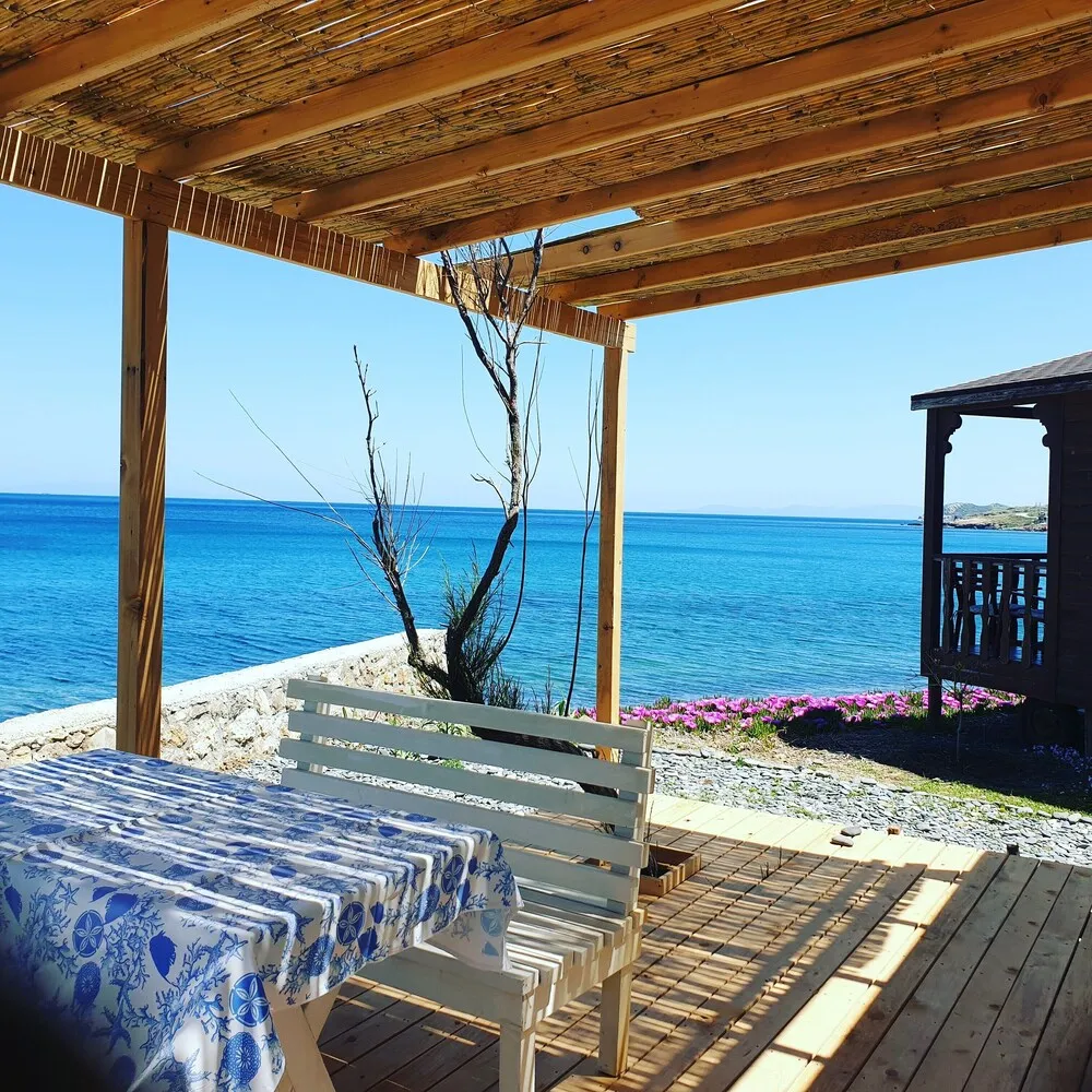 Panoramic Karavan, 1 Yatak Odası, Veranda, Deniz Manzaralı