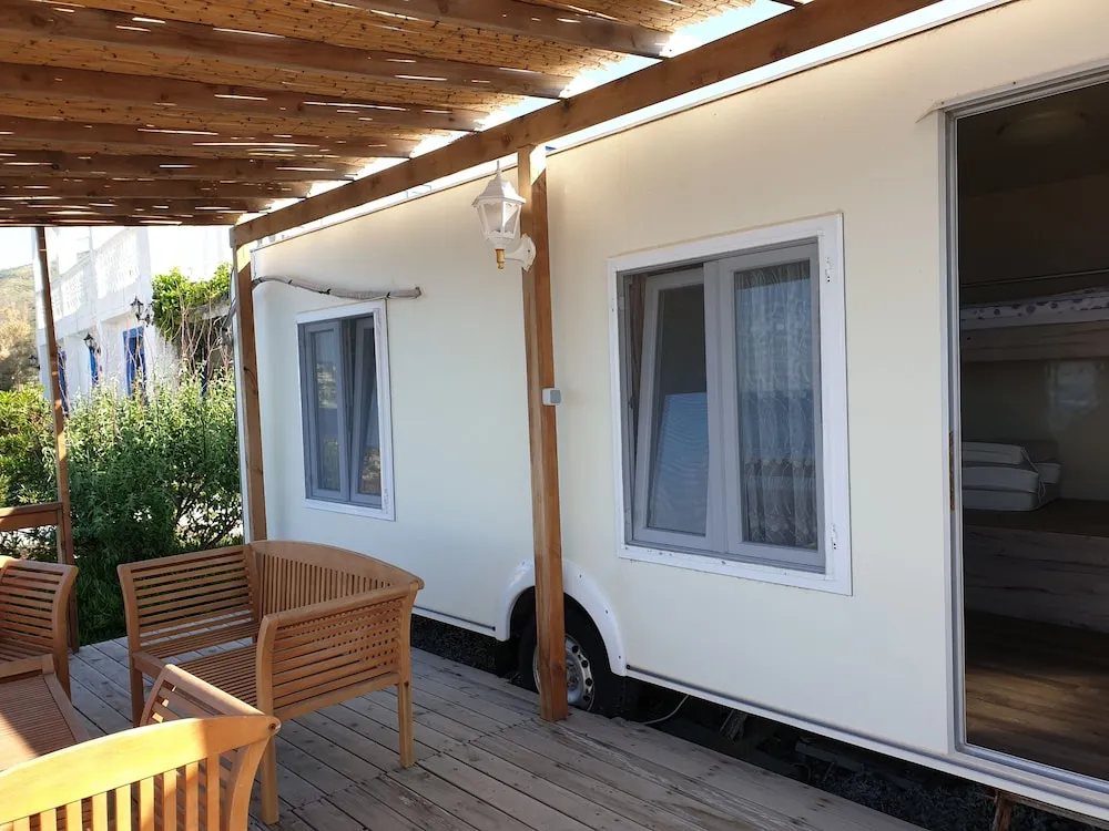 Panoramic Karavan, 1 Yatak Odası, Veranda, Deniz Manzaralı