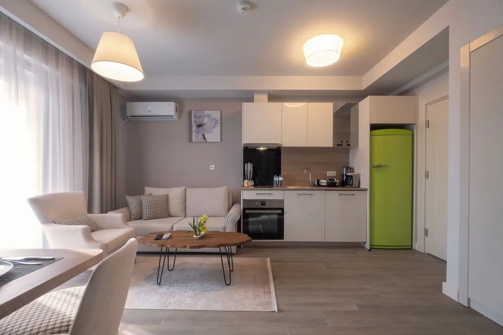 Deluxe Apart Daire, 1 Yatak Odası, Bahçe Manzaralı