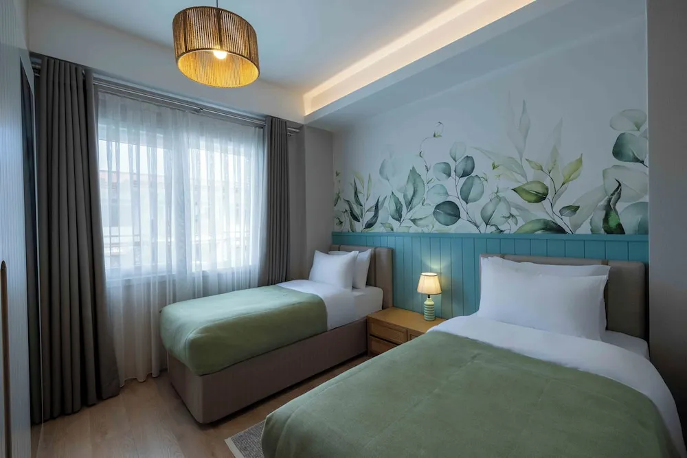 Premium Apart Daire, Bahçe Manzaralı