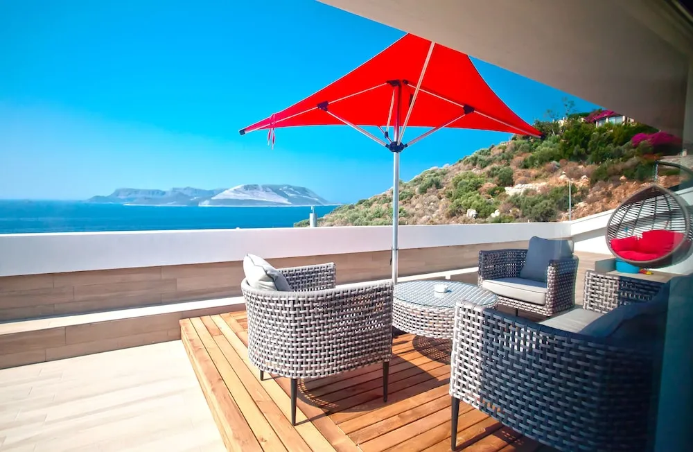 Panoramic Çatı Katı (Loft), Sıcak Su Küveti, Deniz Manzaralı