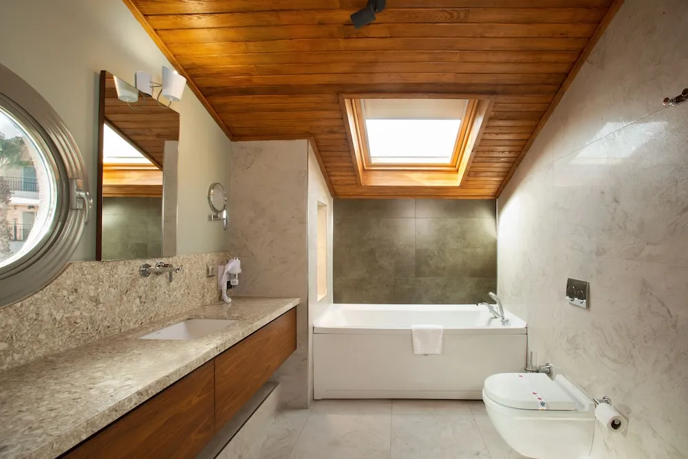 Panoramic Çatı Katı (Loft), Sıcak Su Küveti, Deniz Manzaralı