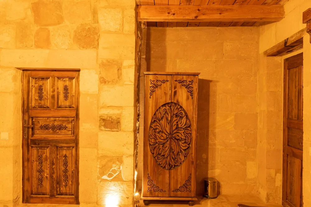 Traditional Tek Büyük Yataklı Oda, 1 Büyük (Queen) Boy Yatak, Üzüm Asması Manzaralı